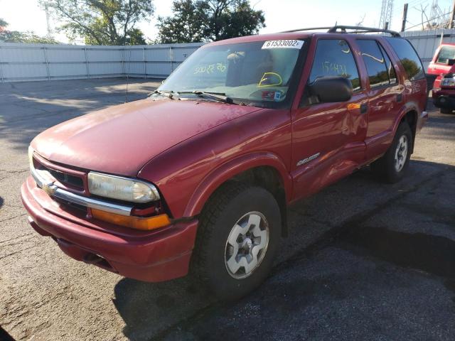 Photo 2 from auction – 2003 CHEVROLET BLAZER with VIN 1GNDT13X33K181232