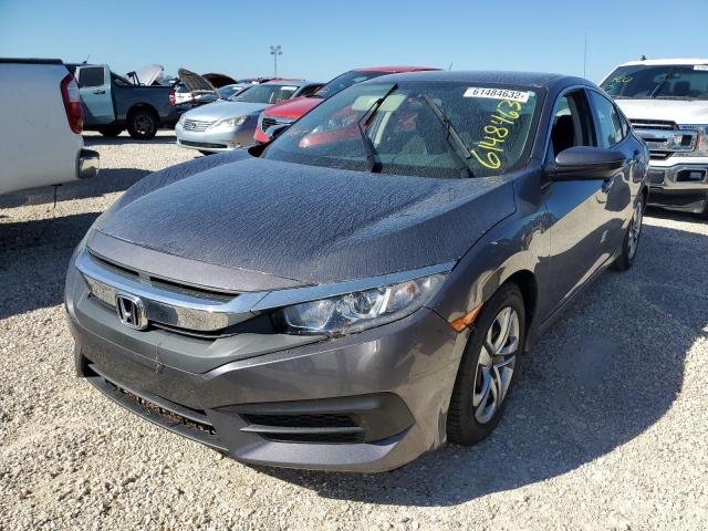 Photo 2 from auction – 2017 HONDA CIVIC LX with VIN 19XFC2F55HE047771