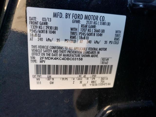 Photo 10 from auction – 2013 FORD EDGE LIMIT with VIN 2FMDK4KC4DBC03158