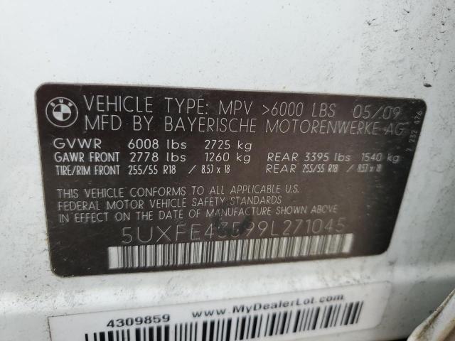 Photo 10 from auction – 2009 BMW X5 XDRIVE3 with VIN 5UXFE43599L271045