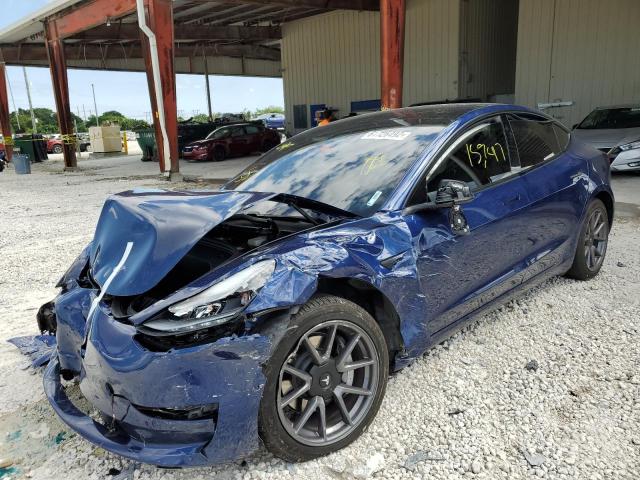 Photo 2 from auction – 2021 TESLA MODEL 3 with VIN 5YJ3E1EA0MF048210