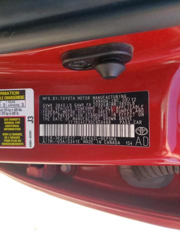 Photo 10 from auction – 2013 TOYOTA COROLLA BA with VIN 2T1BU4EE9DC950488