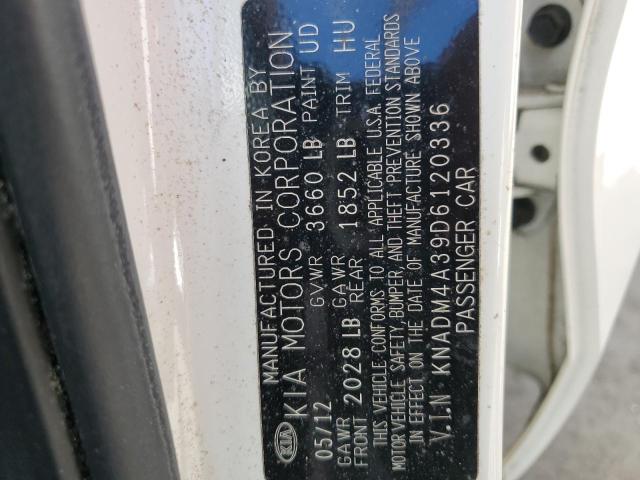 Photo 10 from auction – 2013 KIA RIO LX with VIN KNADM4A39D6120336