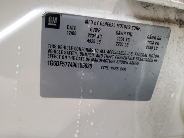 Photo 10 from auction – 2009 CADILLAC CTS with VIN 1G6DF577490155828