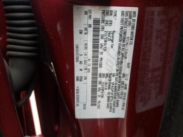 Photo 10 from auction – 2013 FORD FOCUS SE with VIN 1FADP3F27DL224609