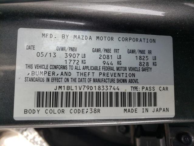Photo 10 from auction – 2013 MAZDA 3 I with VIN JM1BL1V79D1833744