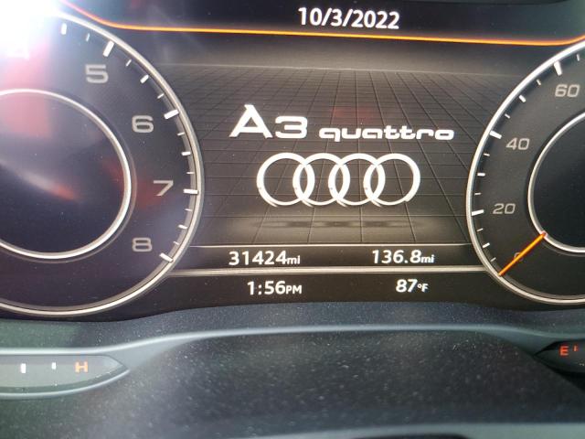 Photo 8 from auction – 2019 AUDI A3 with VIN WAUWELFF9K1031301