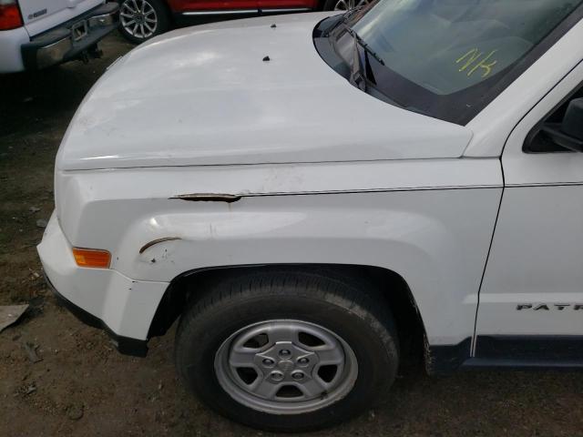 Photo 9 from auction – 2016 JEEP PATRIOT SP with VIN 1C4NJPBB0GD727488