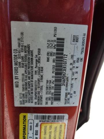Photo 10 from auction – 2014 FORD FUSION SE with VIN 3FA6P0H73ER107712
