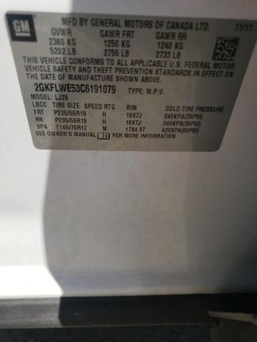 Photo 10 from auction – 2012 GMC TERRAIN SL with VIN 2GKFLWE53C6191079