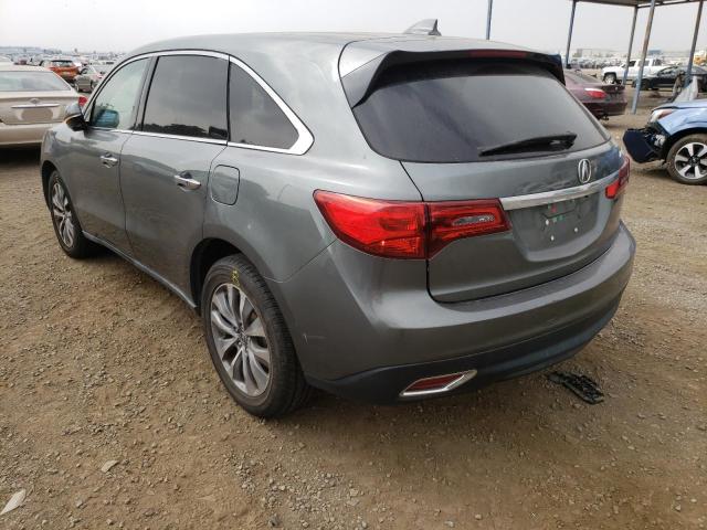 Photo 3 from auction – 2014 ACURA MDX TECHNO with VIN 5FRYD3H40EB007747