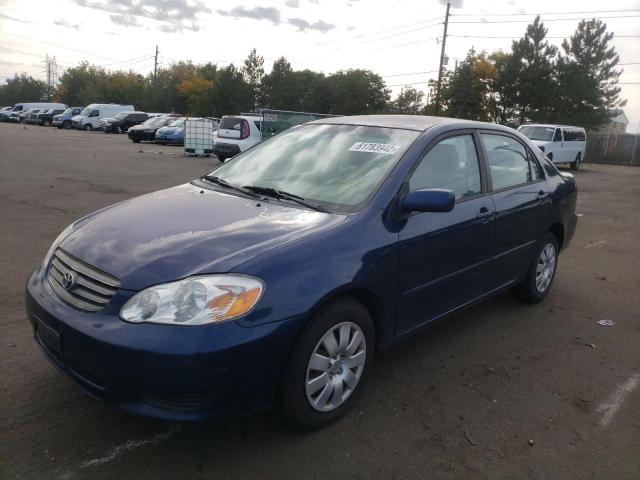 Photo 2 from auction – 2003 TOYOTA COROLLA CE with VIN JTDBR32E130021470