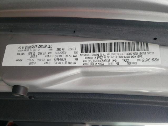 Photo 10 from auction – 2013 RAM 1500 ST with VIN 3C6JR6ATXDG509138