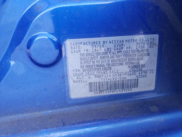 Photo 10 from auction – 2015 NISSAN VERSA NOTE with VIN 3N1CE2CP2FL439220