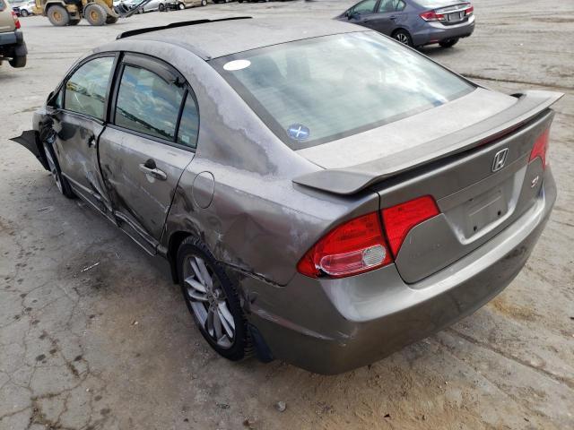 Photo 3 from auction – 2008 HONDA CIVIC SI with VIN 2HGFA55568H703359