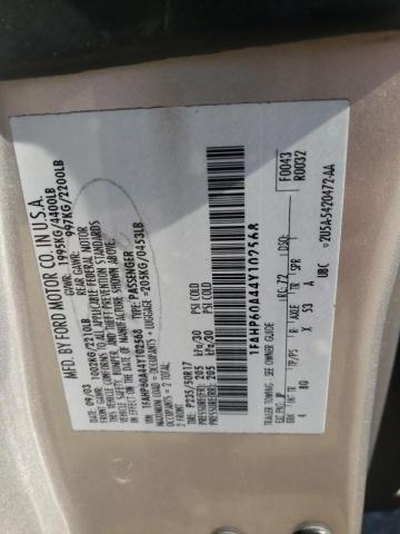 Photo 10 from auction – 2004 FORD THUNDERBIR with VIN 1FAHP60A44Y102568
