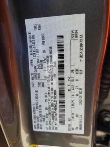 Photo 10 from auction – 2021 FORD RANGER XL with VIN 1FTER4FH5MLD10388