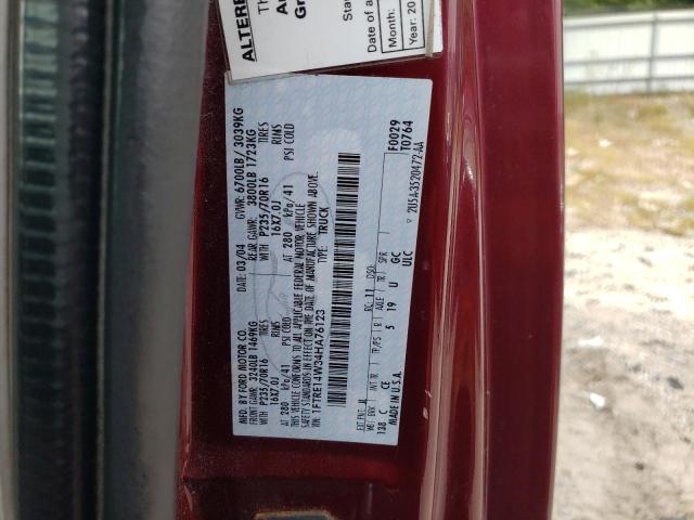 Photo 10 from auction – 2004 FORD ECONOLINE with VIN 1FTRE14W34HA76123