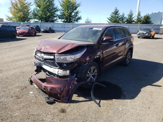 Photo 2 from auction – 2014 TOYOTA HIGHLANDER with VIN 5TDBKRFH0ES009659