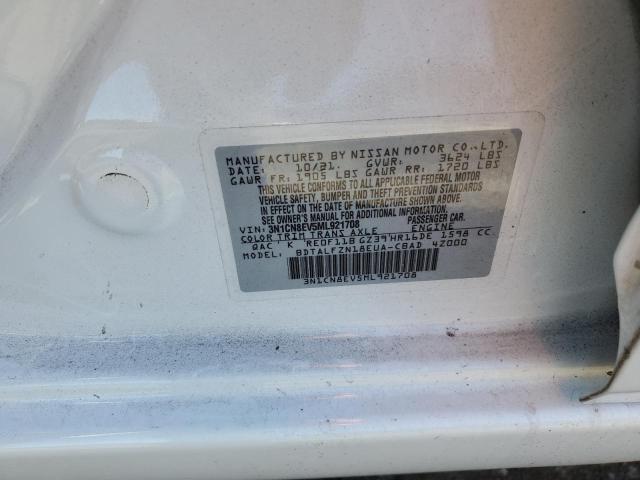 Photo 10 from auction – 2021 NISSAN VERSA SV with VIN 3N1CN8EV5ML921708