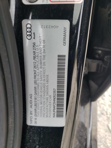 Photo 10 from auction – 2017 AUDI A6 PREMIUM with VIN WAUF8AFC5HN052357