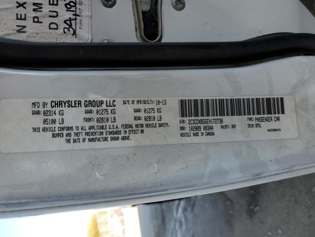 Photo 10 from auction – 2014 DODGE CHARGER SE with VIN 2C3CDXBG6EH172738
