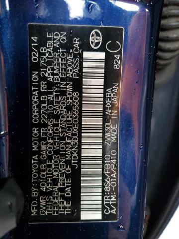 Photo 10 from auction – 2014 TOYOTA PRIUS with VIN JTDKN3DUXE0365608