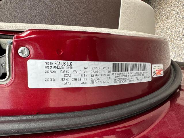 Photo 10 from auction – 2019 CHRYSLER PACIFICA T with VIN 2C4RC1FGXKR508316