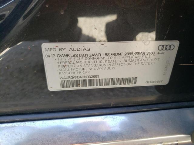 Photo 10 from auction – 2013 AUDI A8 L QUATT with VIN WAURGAFD4DN032653