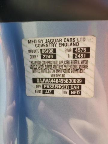 Photo 10 from auction – 2009 JAGUAR XK with VIN SAJWA44B495B30099