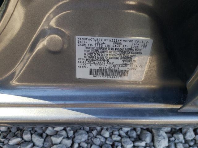 Photo 10 from auction – 2017 NISSAN VERSA S with VIN 3N1CN7AP5HL819493