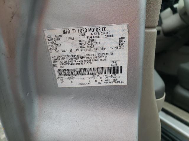 Photo 10 from auction – 2009 FORD ESCAPE HYB with VIN 1FMCU49319KB31506