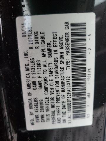 Photo 10 from auction – 2015 ACURA TLX TECH with VIN 19UUB2F52FA003772