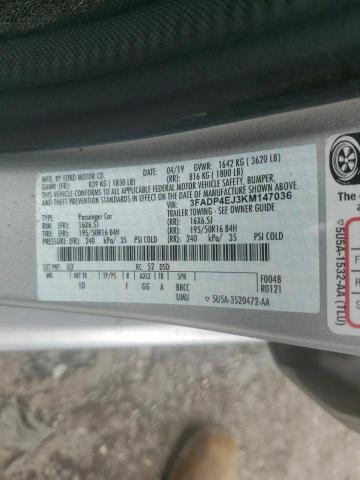 Photo 10 from auction – 2019 FORD FIESTA SE with VIN 3FADP4EJ3KM147036