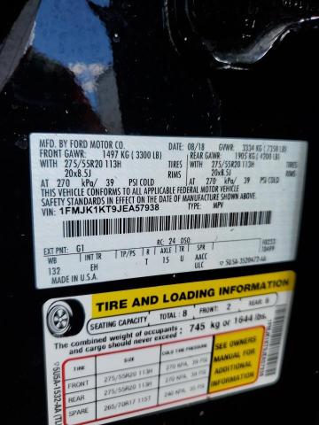 Photo 10 from auction – 2018 FORD EXPEDITION with VIN 1FMJK1KT9JEA57938
