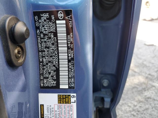 Photo 10 from auction – 2005 TOYOTA PRIUS with VIN JTDKB20U457015164