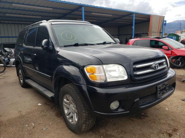 TOYOTA SEQUOIA LI 2003 with VIN 5TDZT38A13S155090 - Photo from auction