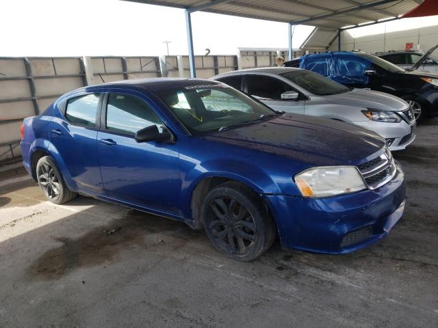 DODGE AVENGER SE 2013 with VIN 1C3CDZAG4DN747714 - Photo from auction