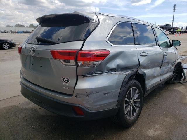 Photo 4 from auction – 2019 TOYOTA HIGHLANDER with VIN 5TDKZRFHXKS340109