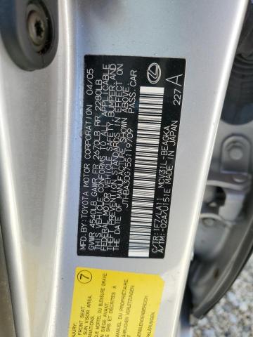 Photo 10 from auction – 2005 LEXUS ES 330 with VIN JTHBA30G755119709