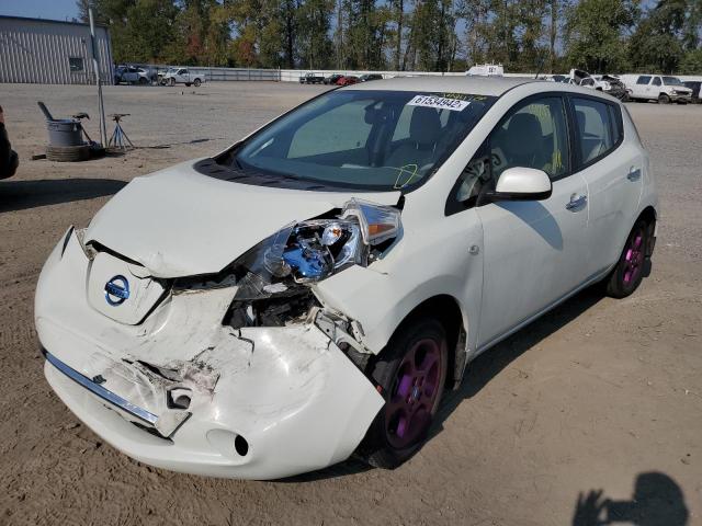 Photo 2 from auction – 2012 NISSAN LEAF SV with VIN JN1AZ0CPXCT024623