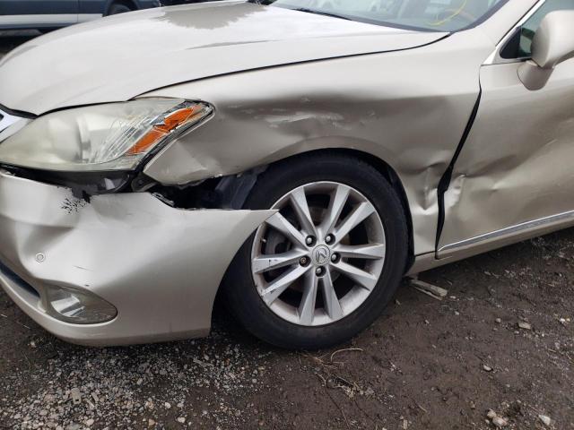 Photo 9 from auction – 2011 LEXUS ES 350 with VIN JTHBK1EG0B2445021