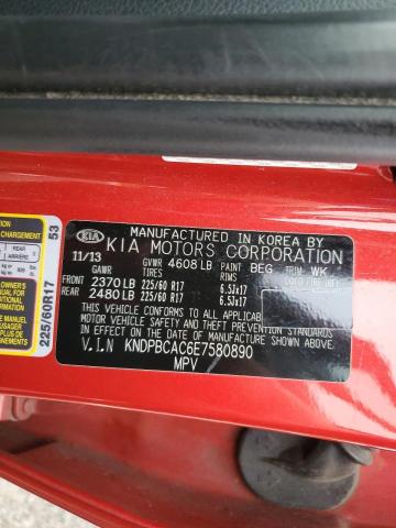Photo 10 from auction – 2014 KIA SPORTAGE L with VIN KNDPBCAC6E7580890