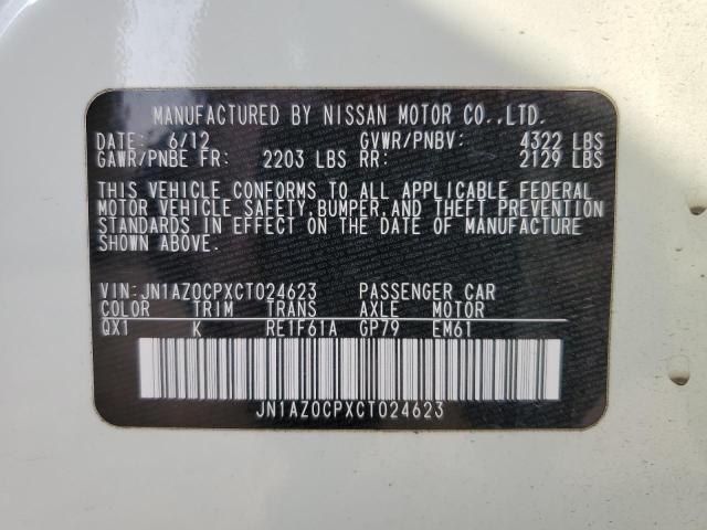 Photo 10 from auction – 2012 NISSAN LEAF SV with VIN JN1AZ0CPXCT024623