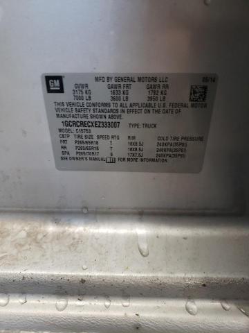 Photo 10 from auction – 2014 CHEVROLET SILVERADO with VIN 1GCRCRECXEZ333007