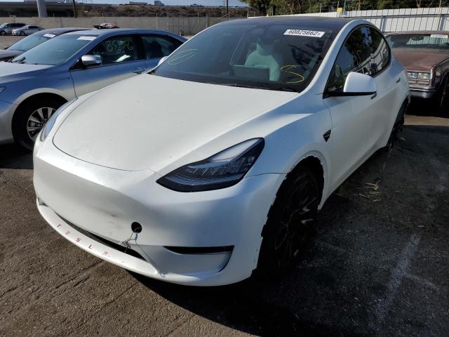 Photo 2 from auction – 2022 TESLA MODEL Y with VIN 7SAYGAEE4NF466258