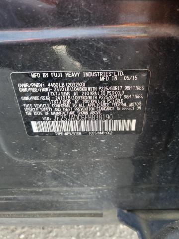 Photo 10 from auction – 2015 SUBARU FORESTER 2 with VIN JF2SJADC6FH838190