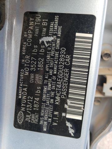 Photo 10 from auction – 2013 HYUNDAI ACCENT GLS with VIN KMHCT4AE6DU328930