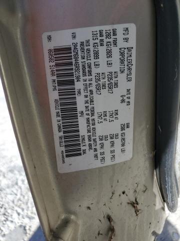 Photo 10 from auction – 2006 CHRYSLER PACIFICA T with VIN 2A4GM68446R921904