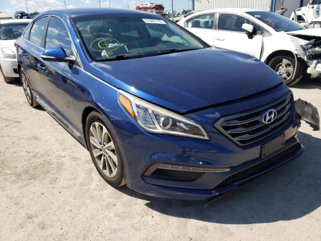 HYUNDAI SONATA SPO 2016 with VIN 5NPE34AF2GH299382 - Photo from auction